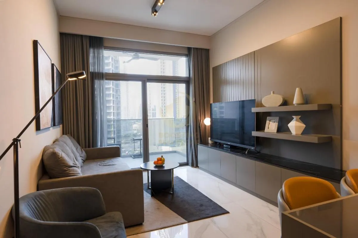 شقة Elegant 2Br Business Bay Near To Dubai Mall & Burj Khalifa -1802